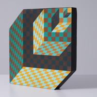 Victor Vasarely FELHOE Double-Sided Sculpture - Sold for $2,944 on 11-15-2025 (Lot 415).jpg